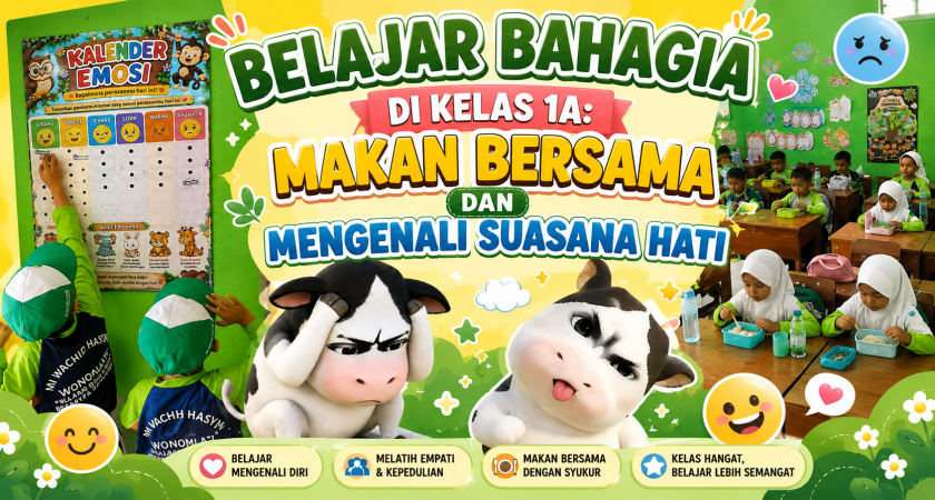 BELAJAR BAHAGIA DI KELAS 1A: MAKAN BERSAMA DAN MENGENALI SUASANA HATI