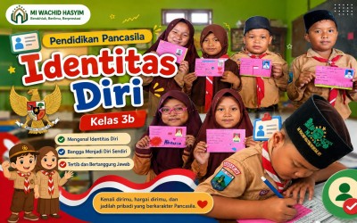 Semangat Belajar Kelas 3B: Mengenal Diri Melalui Kreasi Kartu Identitas